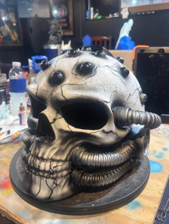 Blood angels rafael chaplin helmet 40k