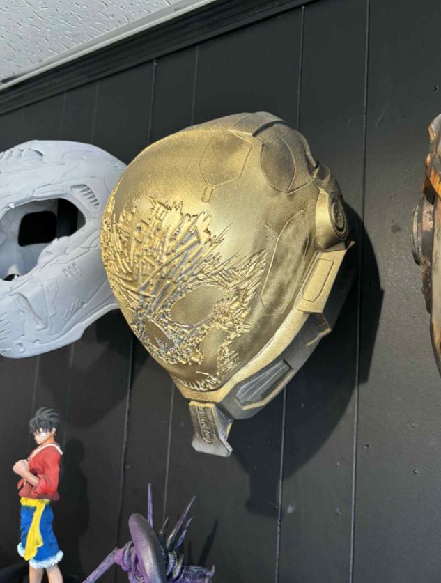 Halo Reach Emile Helmet: Wearable Spartan Armor, 3D Printed Prop