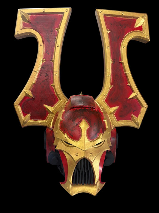 World Snacker 40k cosplay helmet