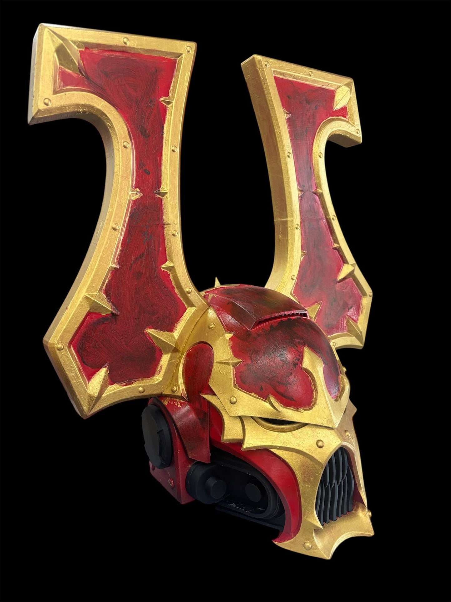 World Snacker 40k cosplay helmet