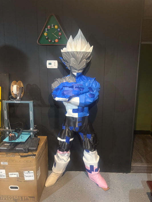 Lifesize DBZ Vegeta statue