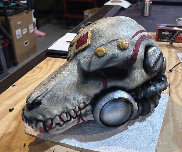 40K Space wolves priest cosplay helmet