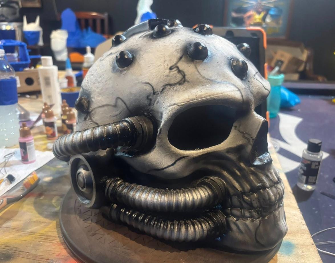 Blood angels rafael chaplin helmet 40k